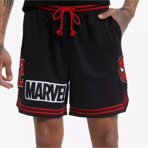 Unisex Marvel Spider-Man‎ Basketball Shorts Hot Topic